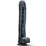 14537-jet-dark-steel-carbon-metallic-giant-black-dildo-35-X-Ø-6-cm-sex-shop-yermasoyia