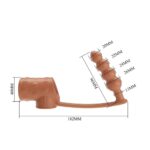 26979-BI-026277-Pretty-Love-Rilley-penis-sleeve-butt-plug-brown-Sex-Shop-Limassol