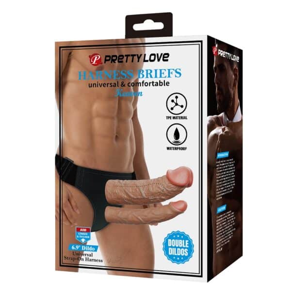 26983-BW-022106-Pretty-Love-Keaven-harness-briefs-hollow-double-dildo-Sex-Shop-Limassol
