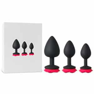 EK-BY17-101-toybox-black-3-piece-butt-plug-set-with-red-rose-flower-sex-shop-paphos