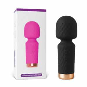 EK-QS-026B-toyboy-small-magic-wand-silicone-black-vibrator-sex-shop-cyprus