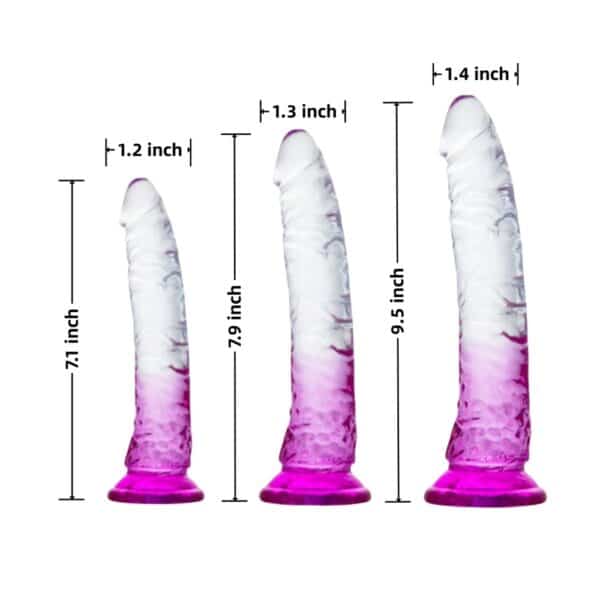 EK-QS-D016Z-toyboy-clear-Purple-tpe-3-piece-dildo-set-with-suction-sexshopcy EK-QS-D016Z-toyboy-clear-Purple-tpe-3-piece-dildo-set-with-suction-sexshopcy
