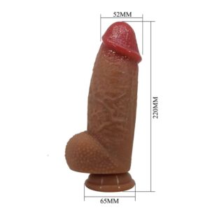 26896-pretty-love-achille-realistic-dildo-with-suction-22-x-5-cm-Sex-Shop-Omonias