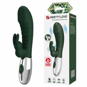 BW-500071DC-pretty-love-naughty-bunny-green-dildo-vibrator-loveshop-cy