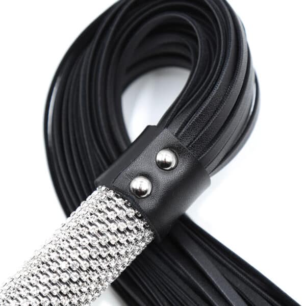 124933-naughty-toys-whip-with-rhinestone-handle-51cm-bdsm-accessory 124933-naughty-toys-whip-with-rhinestone-handle-51cm-bdsm-accessory