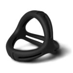 19291-toyboy-3-in-1-ultra-soft-cock-ring-type-2-black-sexshop-Pafos
