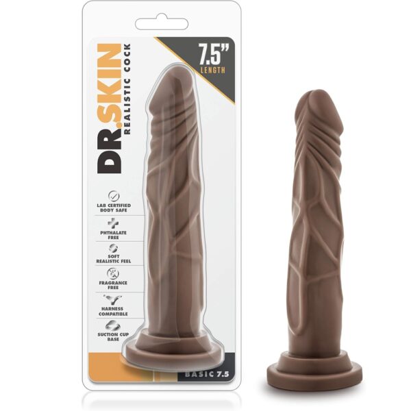 7085-dr-skin-realistic-chocolate-cock-with-suction-17cm-loveshopcy