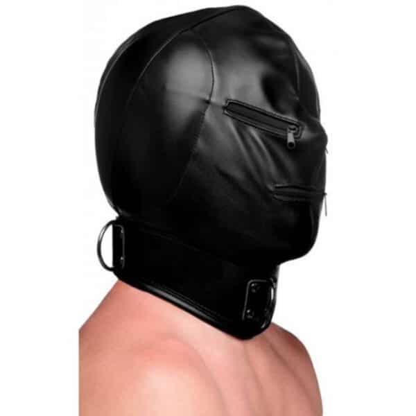 Bondage-Hood-with-Posture-Collar-and-Zippers-62554 Bondage-Hood-with-Posture-Collar-and-Zippers-62554