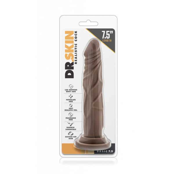 Dr-Skin-realistic-chocolate-cock-with-suction-17cm-74909 Dr-Skin-realistic-chocolate-cock-with-suction-17cm-74909
