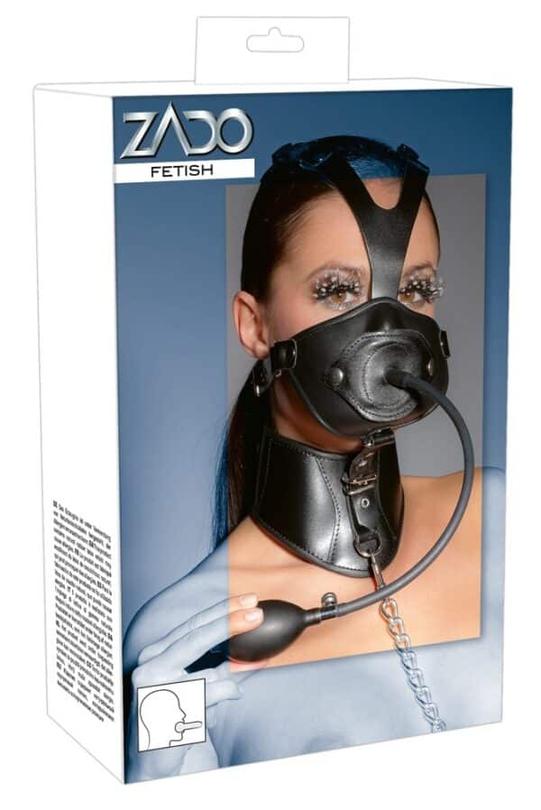 ZADO-Leather-Head-Mask-and-Gag-89533 ZADO-Leather-Head-Mask-and-Gag-89533