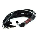 11375-naughty-toys-cat-fifteen-tails-black-red-leather-flogger-whip-Limassol-sexshop