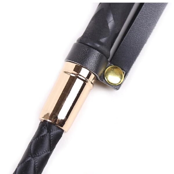 11377-short-black-bdsm-crop-with-golden-metal-endings-30-cm-loveshop-cy 11377-short-black-bdsm-crop-with-golden-metal-endings-30-cm-loveshop-cy