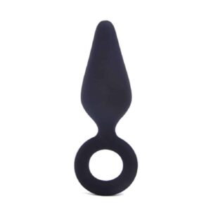 17063-medium-black-silicone-anal-plug-with-retrieval-ringloveshop-cy