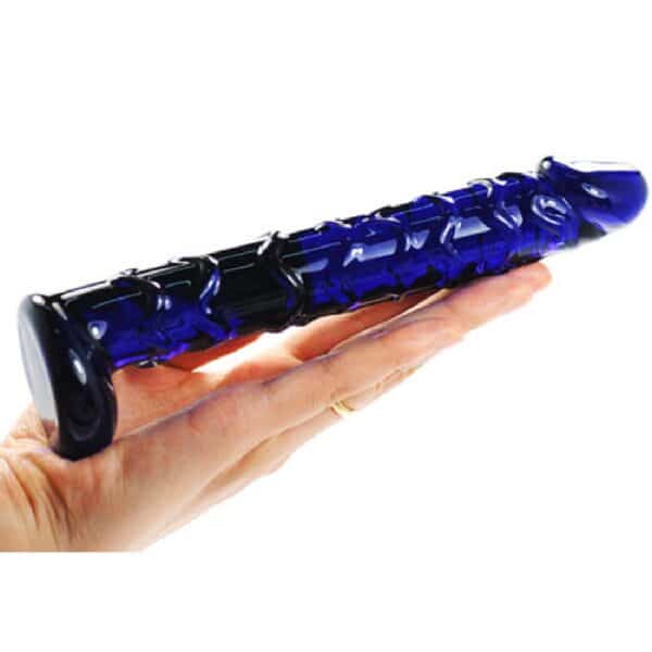 17155-navy-blue-glass-dildo-19-cm-loveshop-cy 17155-navy-blue-glass-dildo-19-cm-loveshop-cy