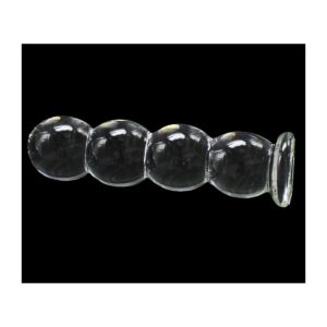 23737-clear-beaded-glass-anal-plug-massager-15-x-3-cm-sexshop-Lemesos