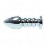 25225-naughty-toys-ribbed-steel-purple-jeweled-plug-large-sex-shop-cyprus