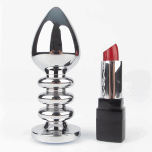 25225-naughty-toys-ribbed-steel-purple-jeweled-plug-large-sex-toy-for-men