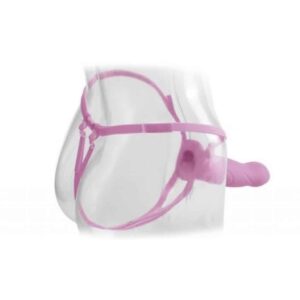 Fetish-Fantasy-7”-Hollow-Strap-on-Pink-loveshop-cy