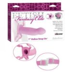 Fetish-Fantasy-7”-Hollow-Strap-on-Pink-sexshop-cyprus