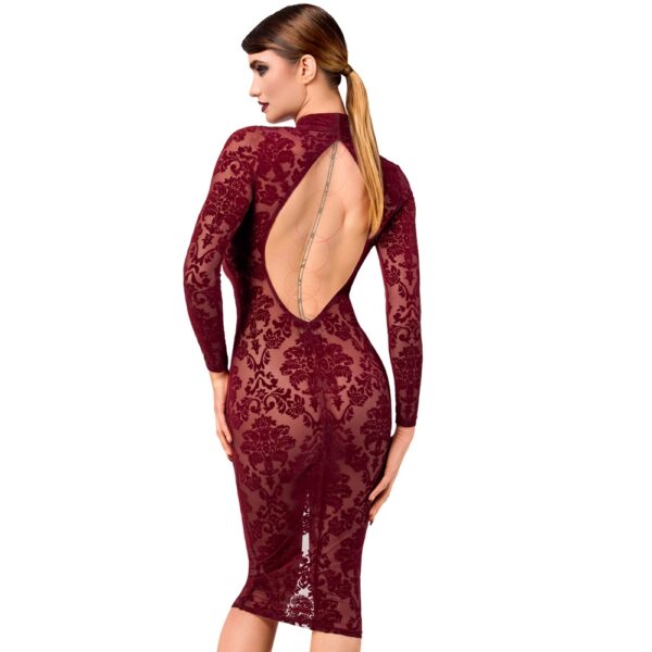 NOIR-HANDMADE-F384-noir-handmade-kink-royal-midi-dress-love-shop-cy NOIR-HANDMADE-F384-noir-handmade-kink-royal-midi-dress-love-shop-cy