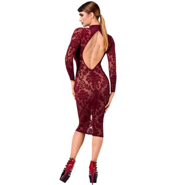 NOIR-HANDMADE-F384-noir-handmade-kink-royal-midi-dress-love-shop-germasogia NOIR-HANDMADE-F384-noir-handmade-kink-royal-midi-dress-love-shop-germasogia