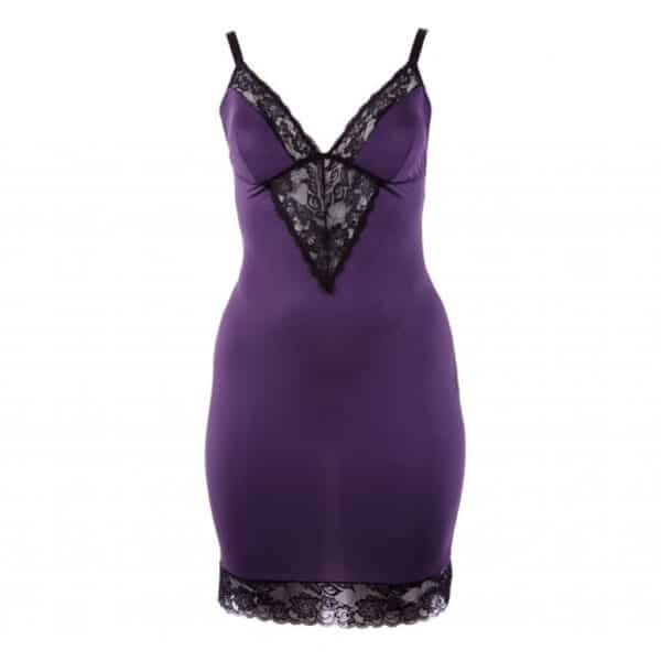 Plus-Size-Purple-Chemise-loveshop-cy