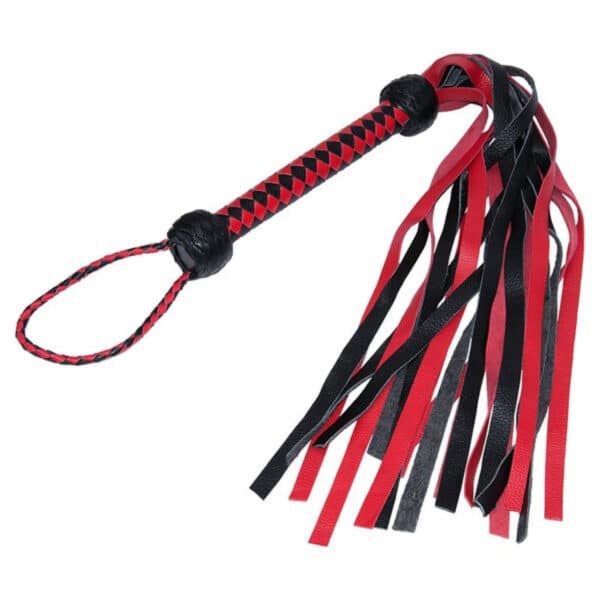 Real-Leather-Black-and-Red-Suede-Flogger-sexshop-cyprus Real-Leather-Black-and-Red-Suede-Flogger-sexshop-cyprus