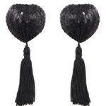 black-heart-burlesque-sequin-nipple-black-tassels-sexshop-Nicosia