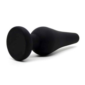 small-black-silicone-anal-butt-plug-with-stopper-11-cm-loveshop-Limassol