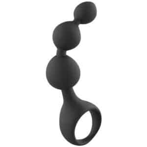 small-silicone-anal-triball-graduated-beaded-butt-plug-14-cm-loveshop-cy