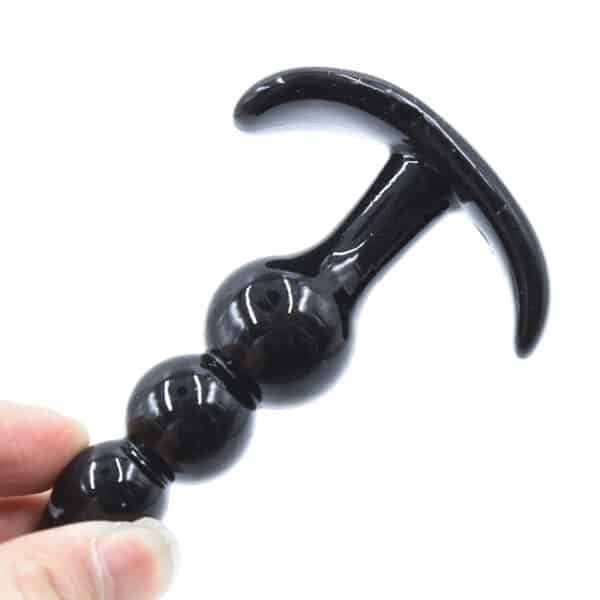 small-soft-anal-triple-beads-butt-plug-black-9-cm-sexshop-Nicosia small-soft-anal-triple-beads-butt-plug-black-9-cm-sexshop-Nicosia