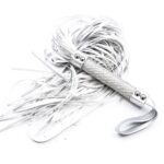 white-bdsm-bondage-flogger-with-diamond-handle-55-cm-loveshop-Limassol