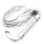 white-bdsm-bondage-flogger-with-diamond-handle-55-cm-loveshop-cy