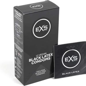 12EXSBLACK-exs-black-latex-condoms-12-_pack-loveshop-cy