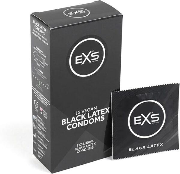 12EXSBLACK-exs-black-latex-condoms-12-_pack-loveshop-cy