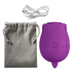 17787-purple-silicone-clitoral-rose-sucking-vibrator-with-vibrating-tongue-sexshop-Larnaca