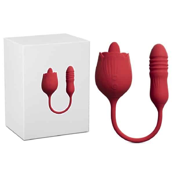 17789-red-silicone-clitoral-rose-licking-tongue-with-thrusting-bullet-vibrator-sexshop-Larnaca