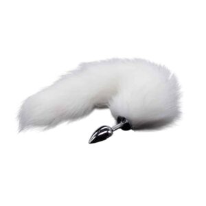6741-white-fox-tail-metal-butt-plug-small-love-shop-cyprus