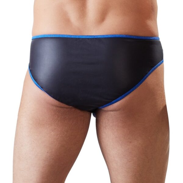 7557-svenjoyment-black-brief-blue-hem-zip-love-shop-cy 7557-svenjoyment-black-brief-blue-hem-zip-love-shop-cy