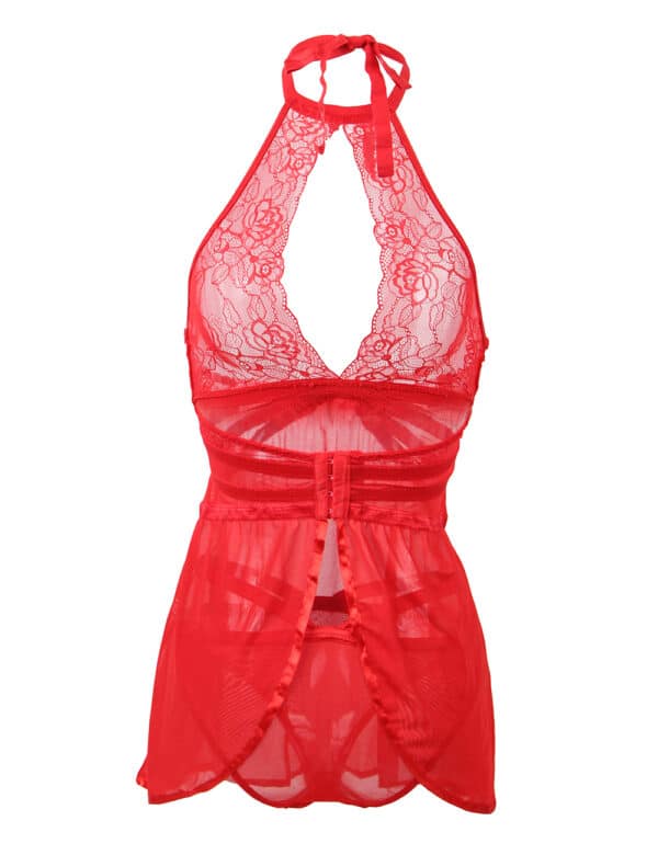 Hot-Red-Flyaway-Chemise-with-Thong-87833 Hot-Red-Flyaway-Chemise-with-Thong-87833