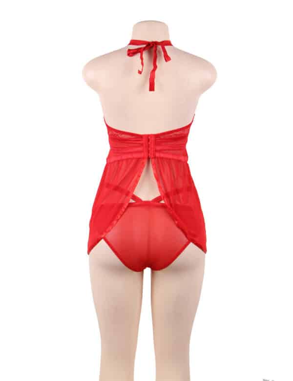Hot-Red-Flyaway-Chemise-with-Thong-87843