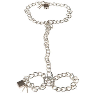 Metal-Chain-Collar-and-Handcuffs-loveshop-cy