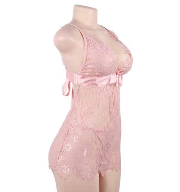 Please-Me-Pink-Babydoll-with-String-88693 Please-Me-Pink-Babydoll-with-String-88693