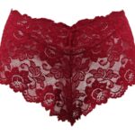 Plus-Size-Hot-Red-Floral-Lace-Short-sexshop-Limassol