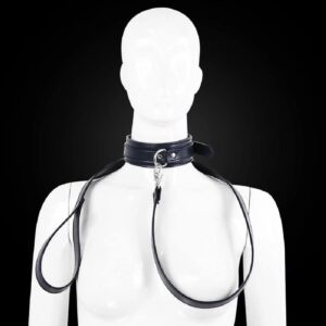 261801143-NAUGHTY-TOYS-fetish-Dark-BLUE-leather-collar-with-leash-sexshop-cyprus
