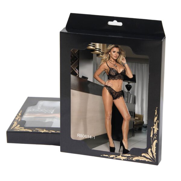 Coquette-Bralette-Lingerie-Set-Black-86313 Coquette-Bralette-Lingerie-Set-Black-86313