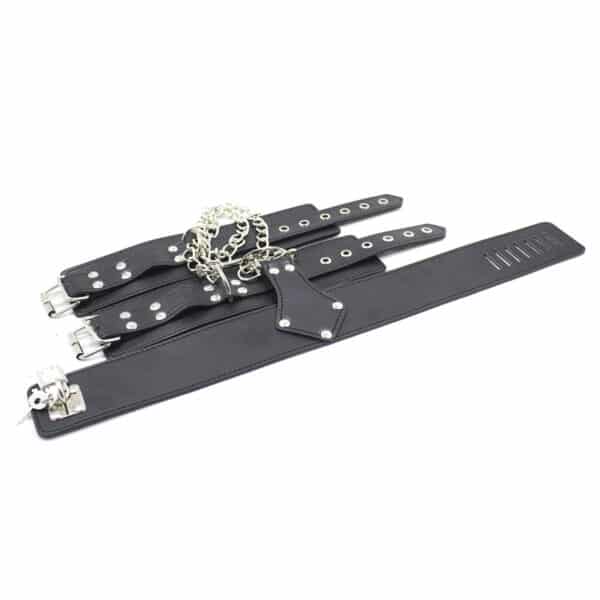 neck-to-wrist-bondage-restraints-with-chain-kit-sexshop-Cyprus neck-to-wrist-bondage-restraints-with-chain-kit-sexshop-Cyprus