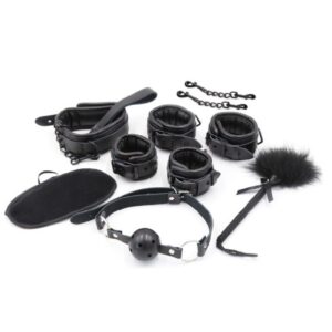 24200-naughty-toys-real-geniune-leather-bondage-black-set-6pcs-sex-shop-Cyprus