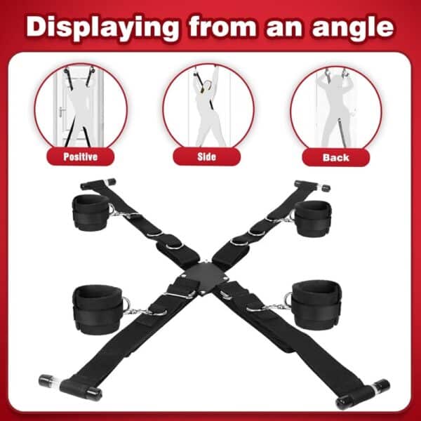 EK-TB-017-toybox-bdsm-cross-door-restraint-straps-loveshopcy EK-TB-017-toybox-bdsm-cross-door-restraint-straps-loveshopcy