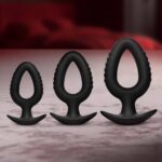 EK-TB-038-bruno-set-3-piece-black-silicone-anal-plugs-sex-shop-larnaka